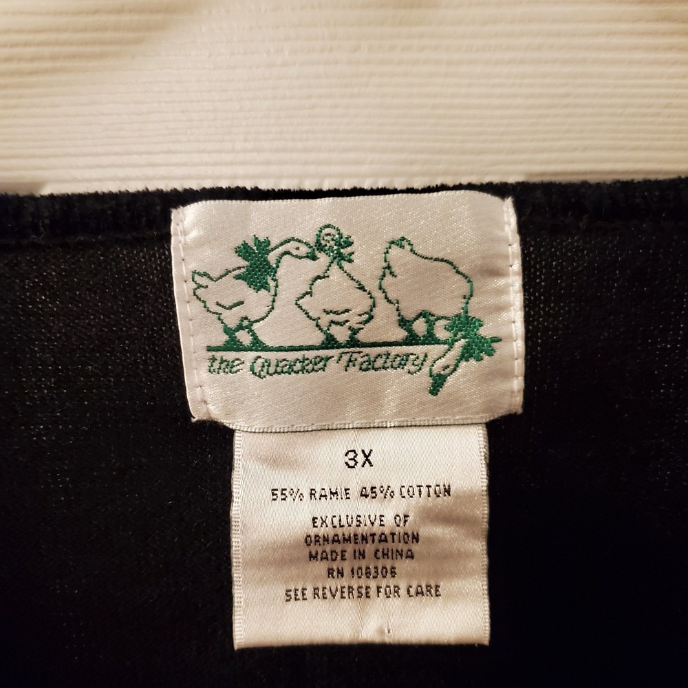 The Quacker Factory sz 3X Christmas shirt snowman short slv festive holiday - Picture 3 of 9